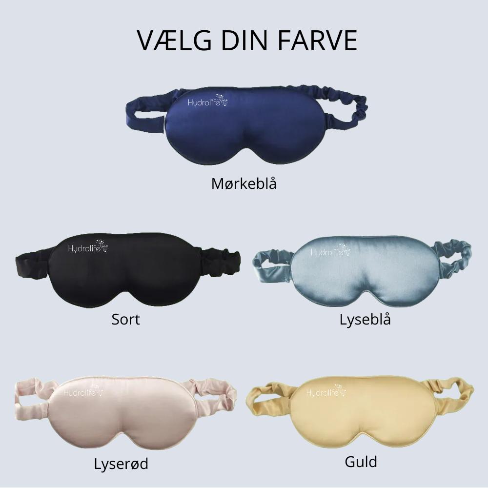 Luksus-sovemaske i Mulberry-silke