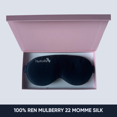 Luksus-sovemaske i Mulberry-silke